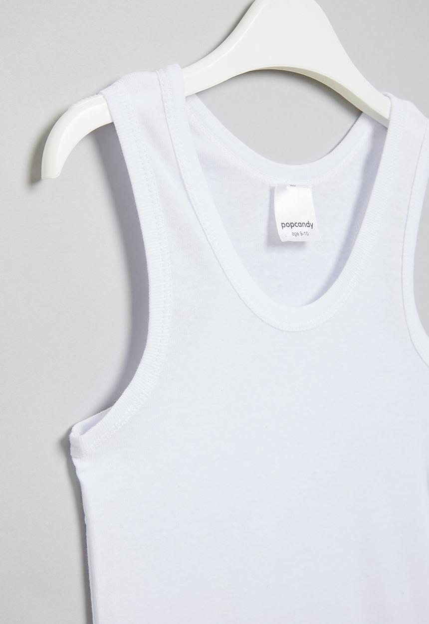 Pop Candy - Boys vest - white