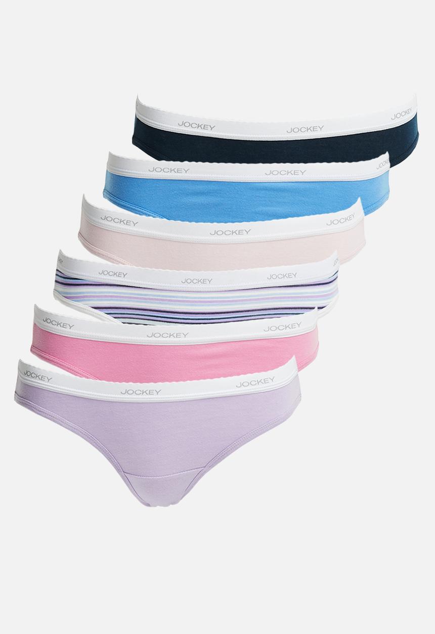 Jockey - 6 pack value print bikini - multi