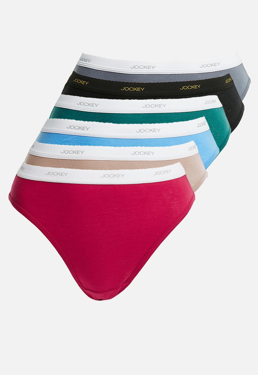 Jockey - 6 pack value plain french cut - multi