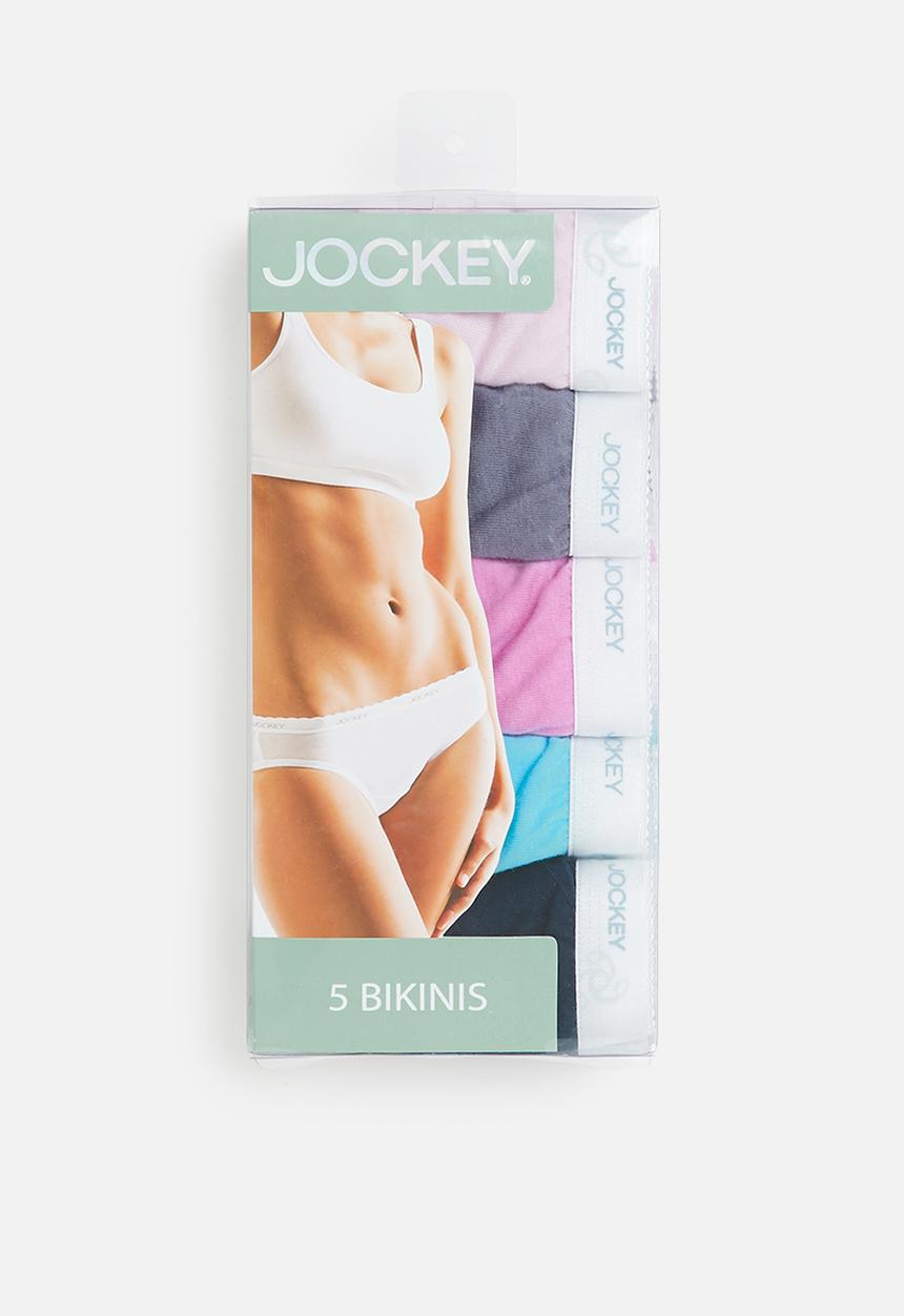 Jockey - 5 pack plain bikini - multi