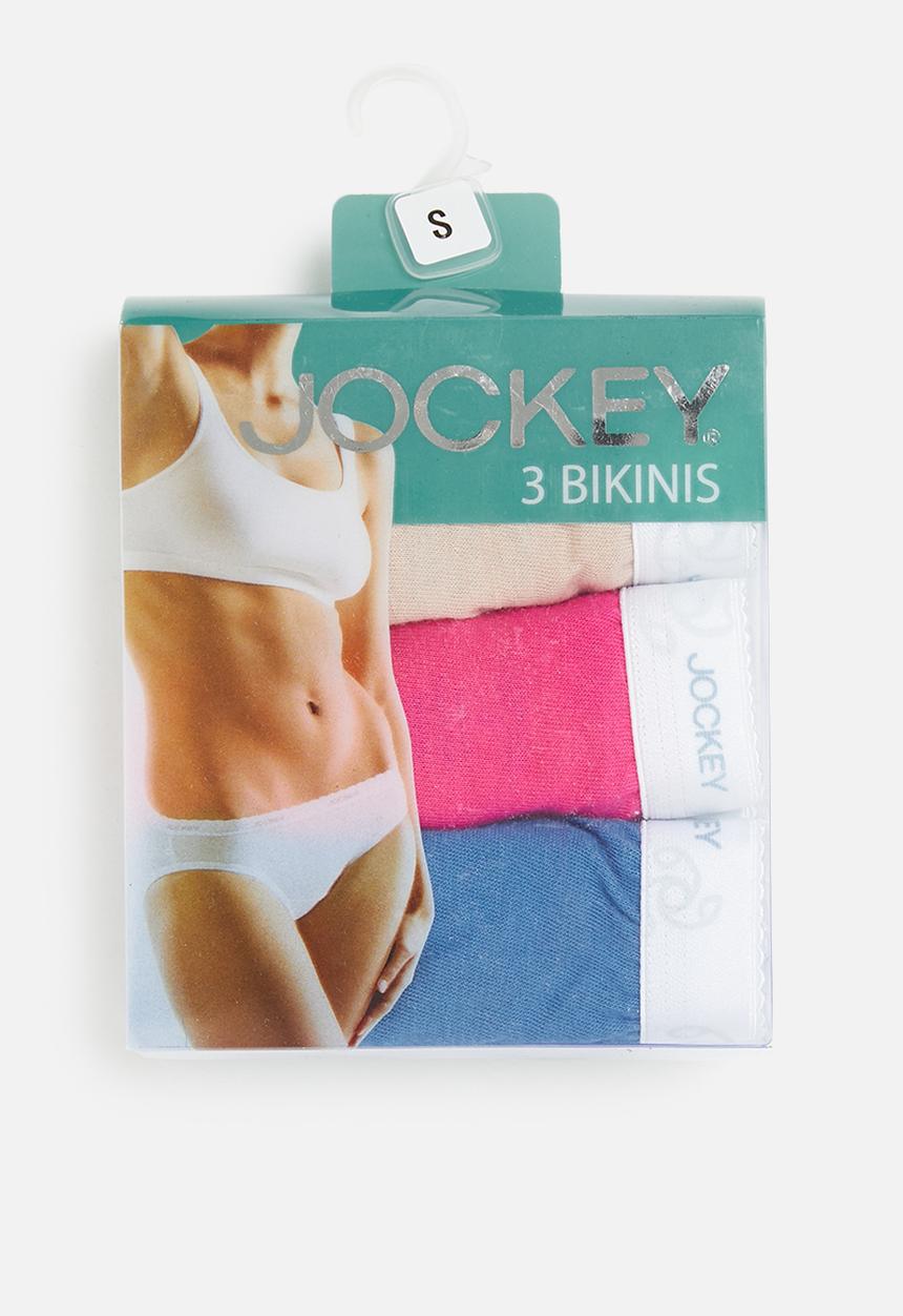 Jockey - 3 pack plain bikini - multi