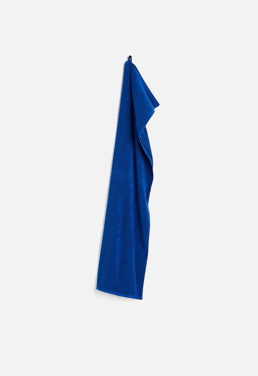 H&M - Cotton terry bath towel - blue