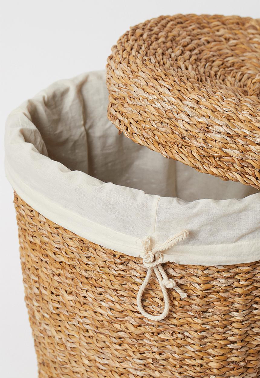 H&M - Seagrass laundry basket - beige