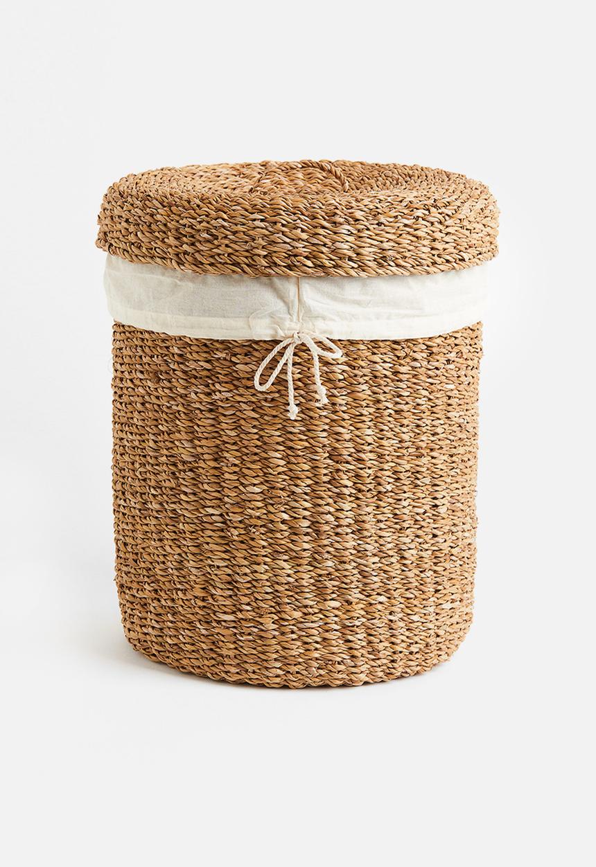 H&M - Seagrass laundry basket - beige