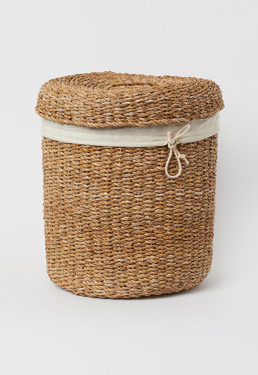 H&M - Seagrass laundry basket - beige
