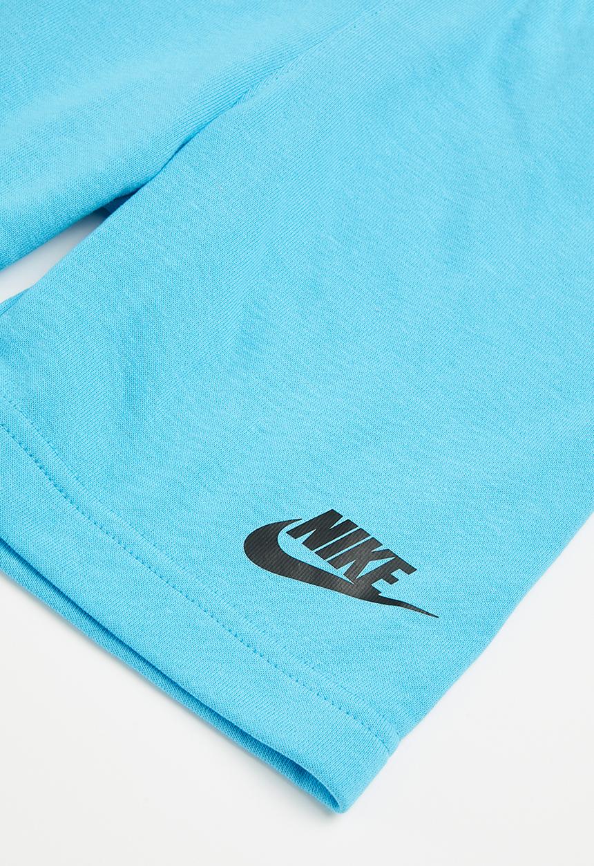 Nike - Nkb b nsw be real aop short se - baltic blue
