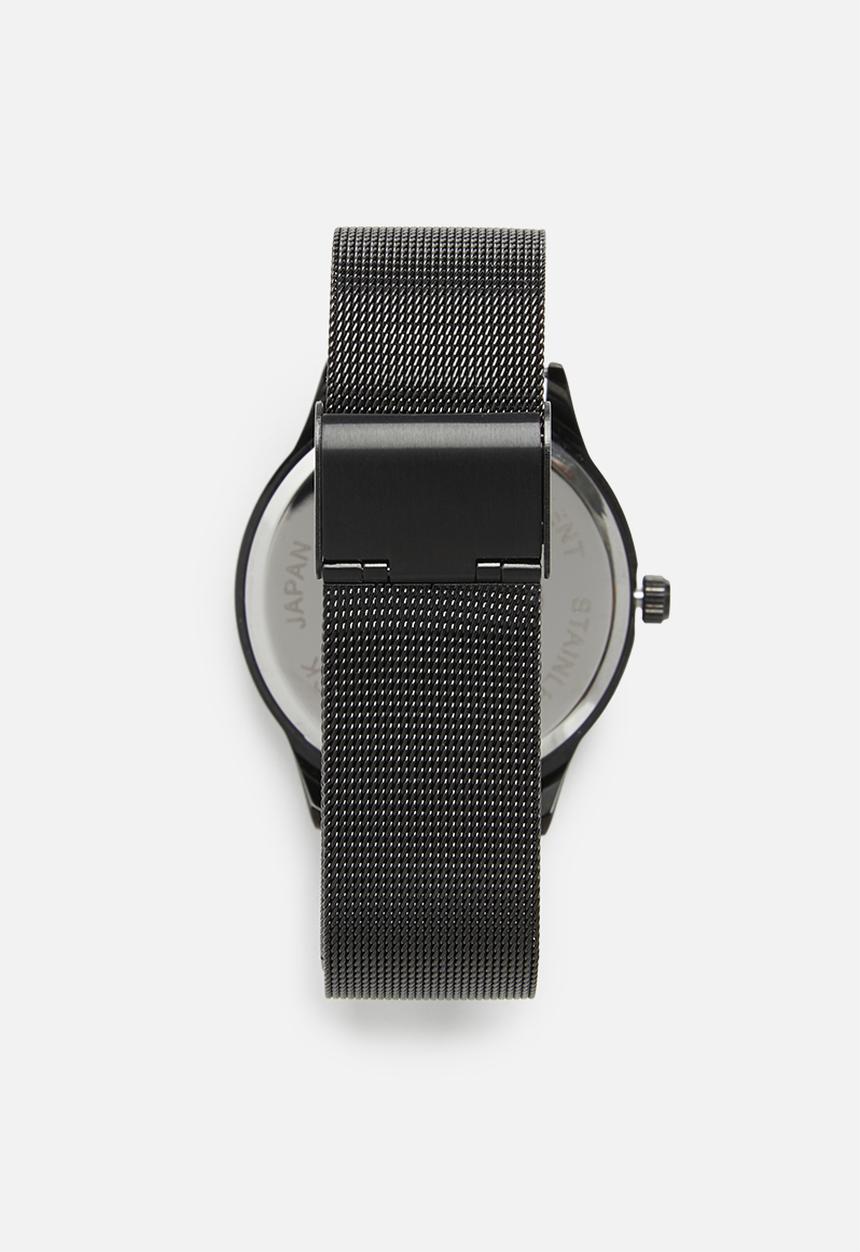 ERA by DJ Zinhle - Monochrome glam up watch -black
