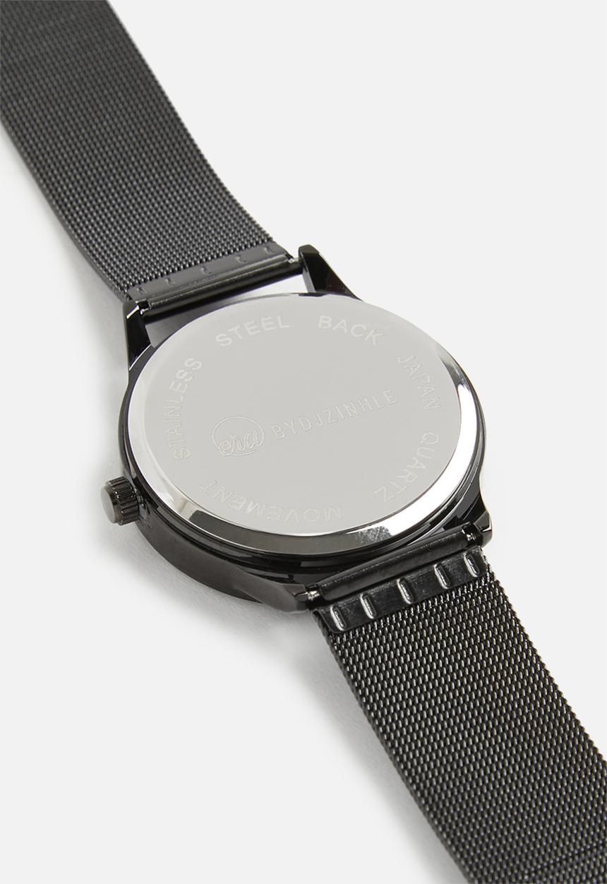 ERA by DJ Zinhle - Monochrome glam up watch -black