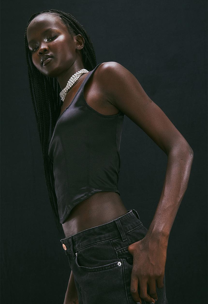 H&M - Bustier top - black