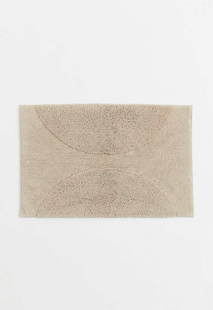 H&M - Tufted bath mat - light beige