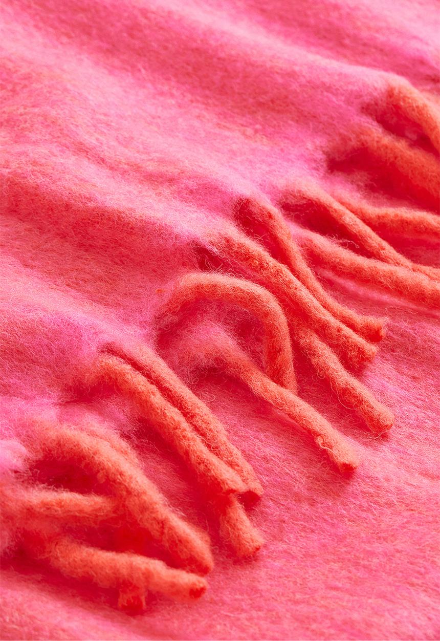 H&M - Wool-blend blanket - cerise