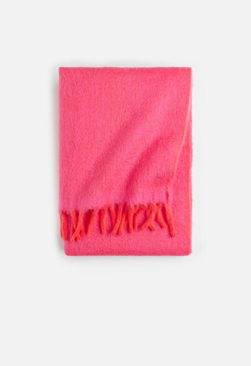 H&M - Wool-blend blanket - cerise