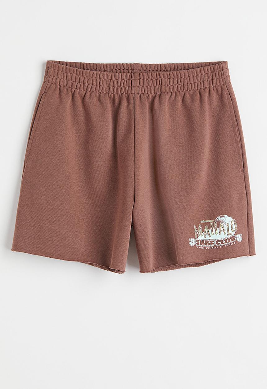 H&M - Sweatshorts - brown/mahalo 