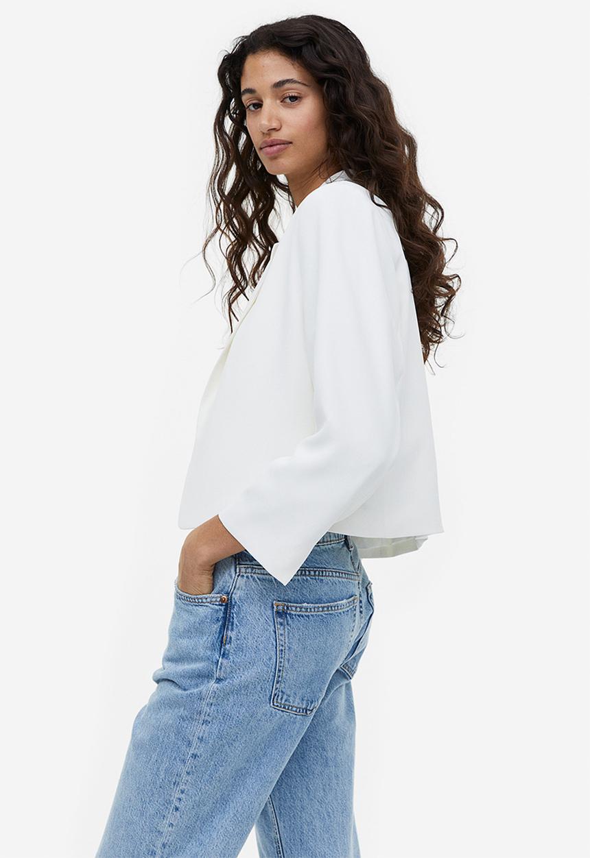 H&M - Short jacket - white