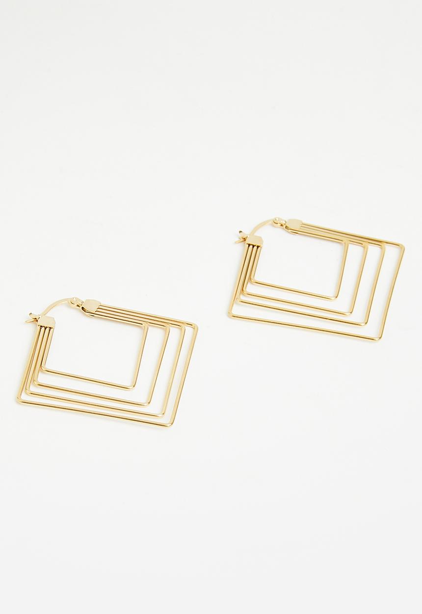Superbalist - Evie hoop earrings - gold