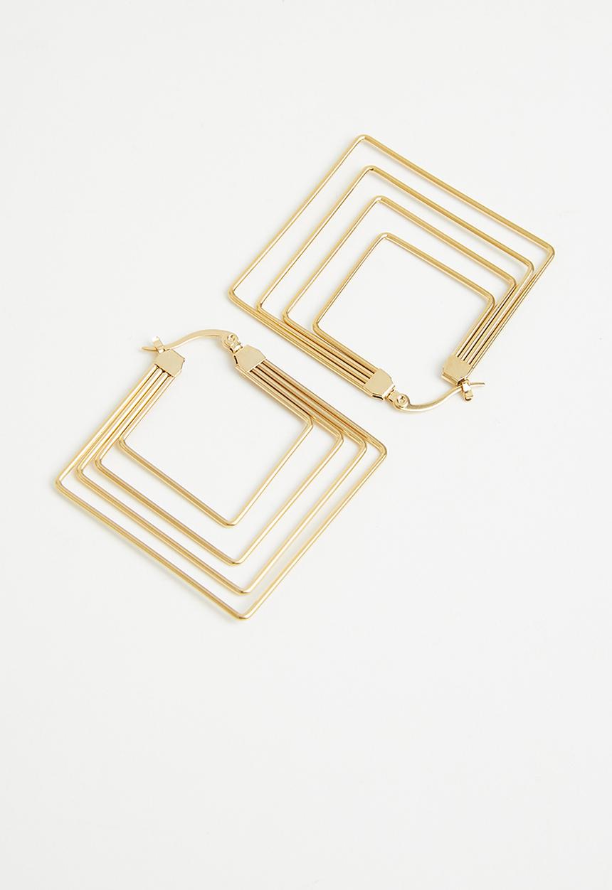 Superbalist - Evie hoop earrings - gold