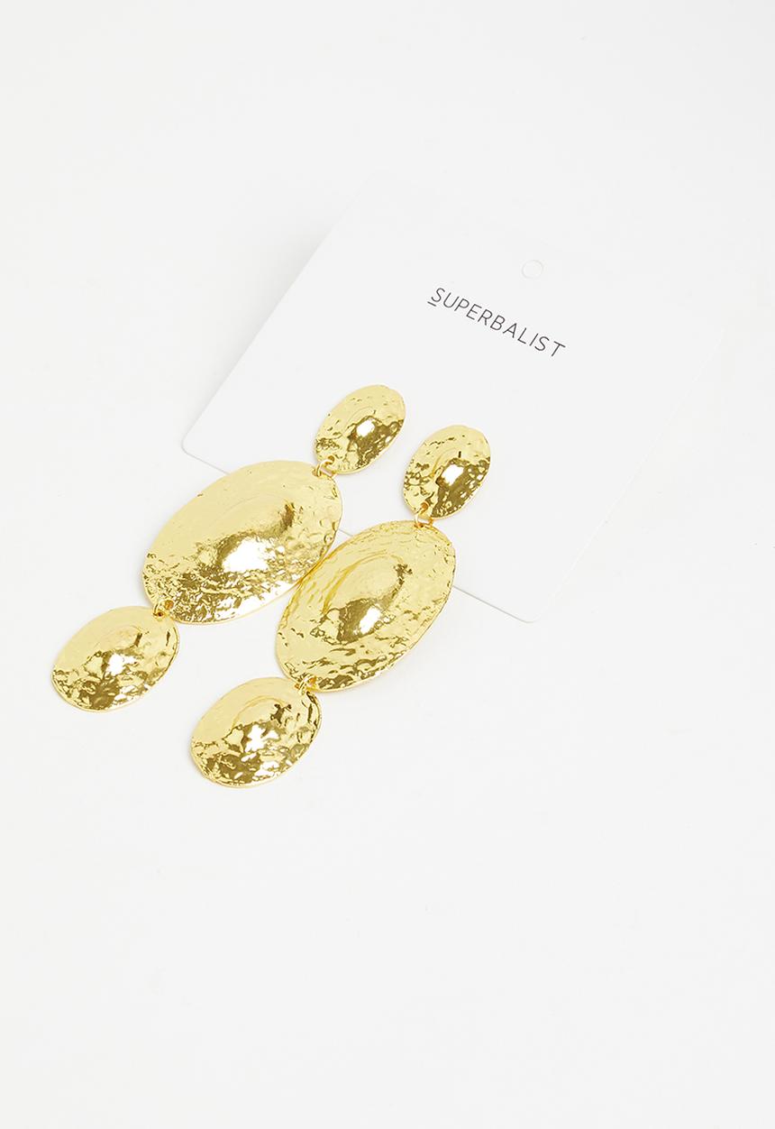Superbalist - Harley statement earrings - gold