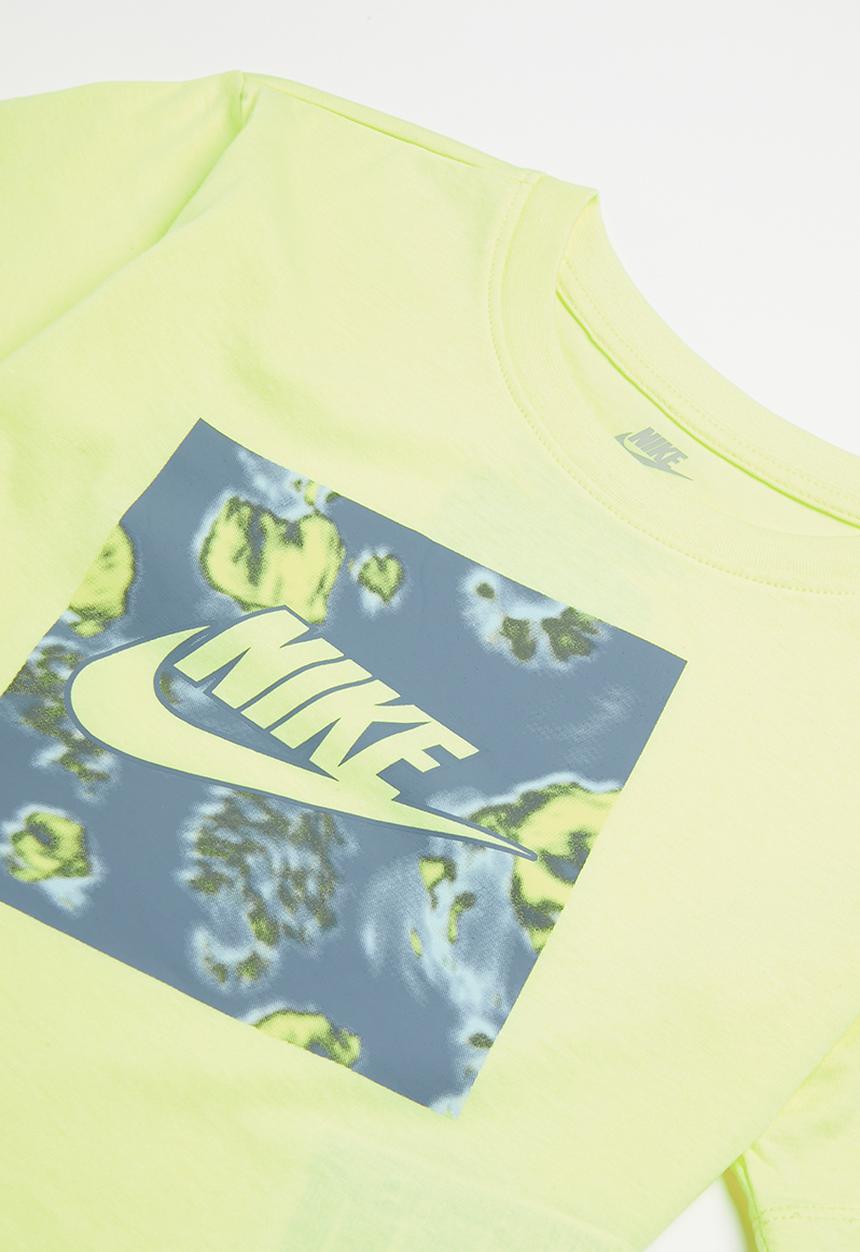 Nike - Nkg boxy tee & bike short - diffused blue