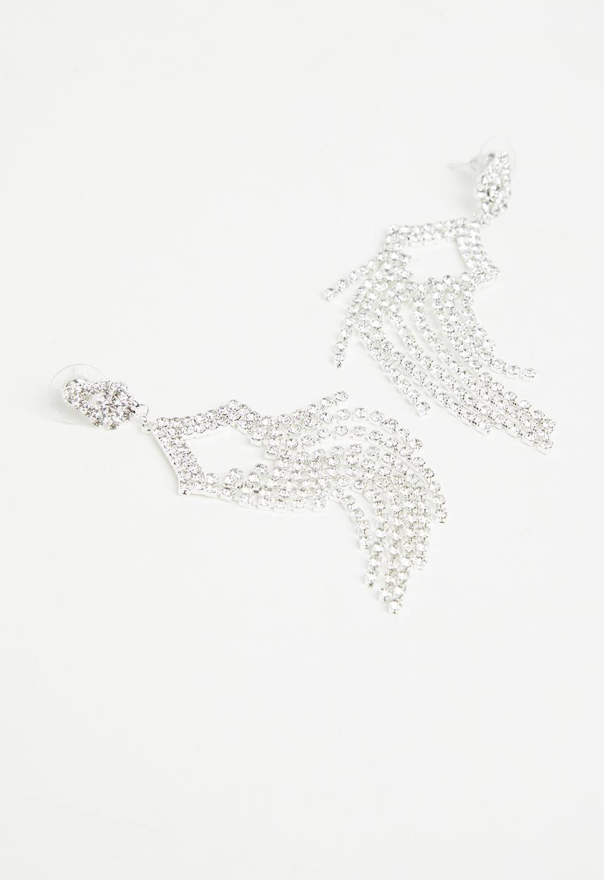 Superbalist - Haven chandelier earrings - silver