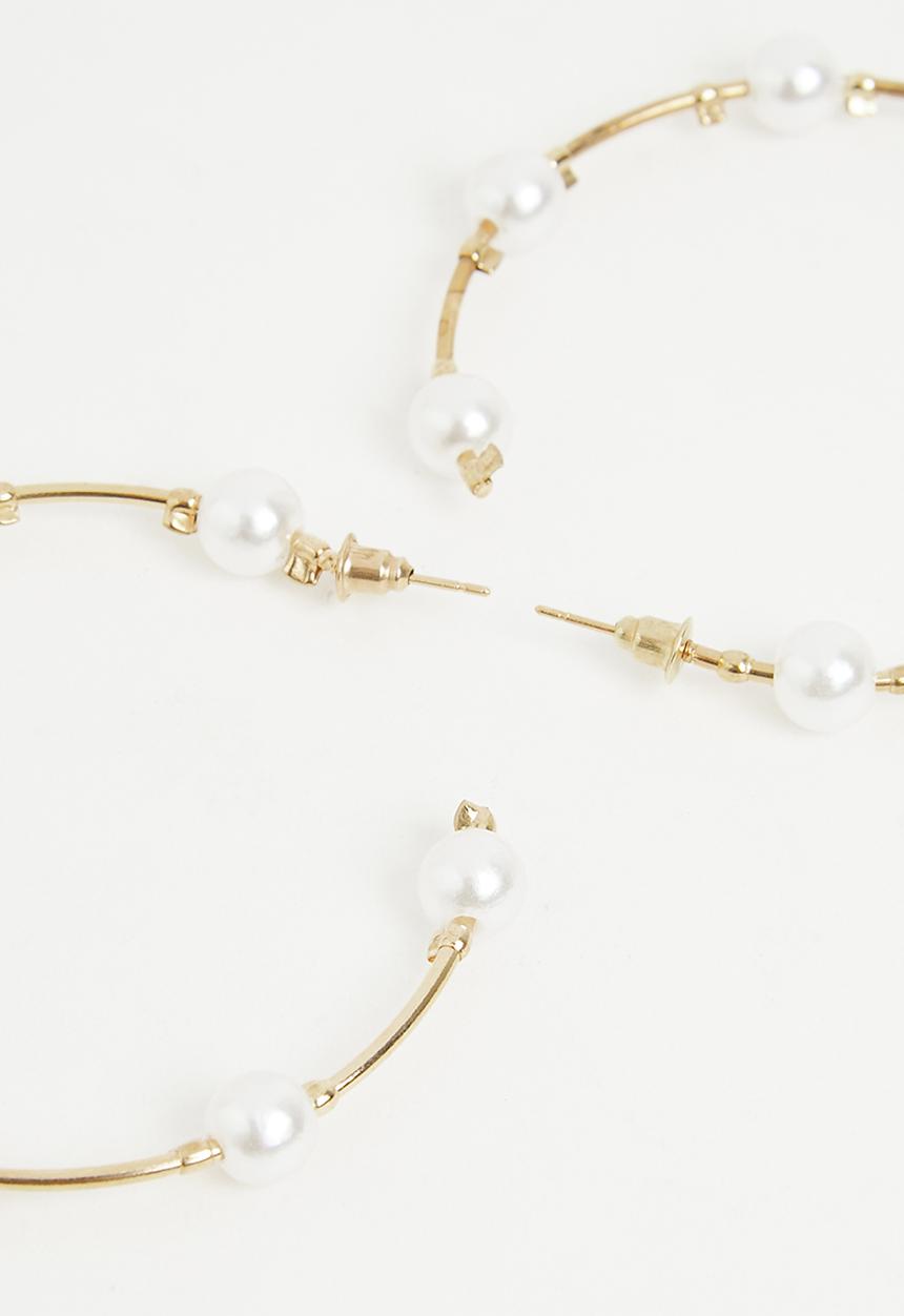 Superbalist - Faux pearl jewelley set - cream