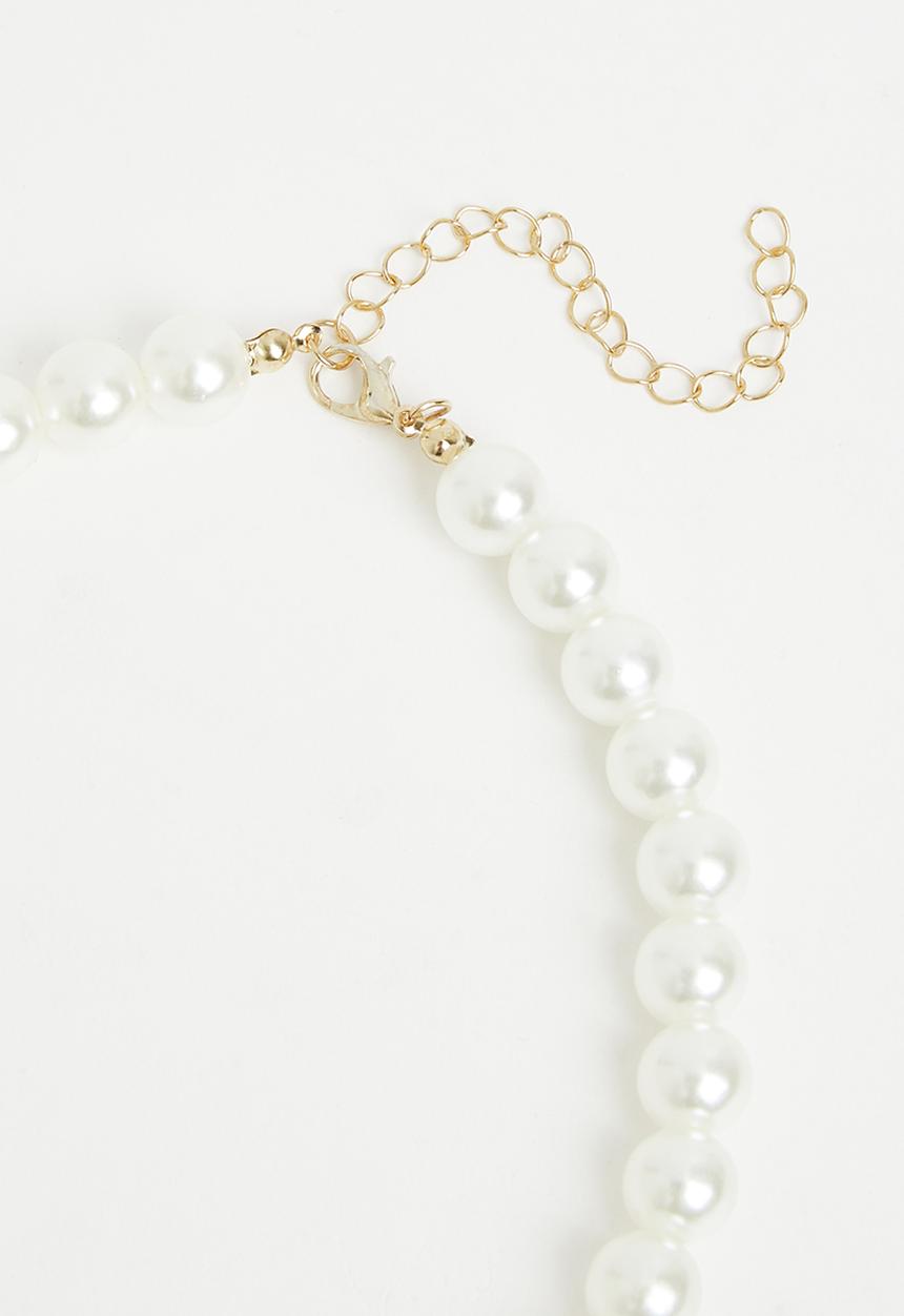 Superbalist - Faux pearl jewelley set - cream
