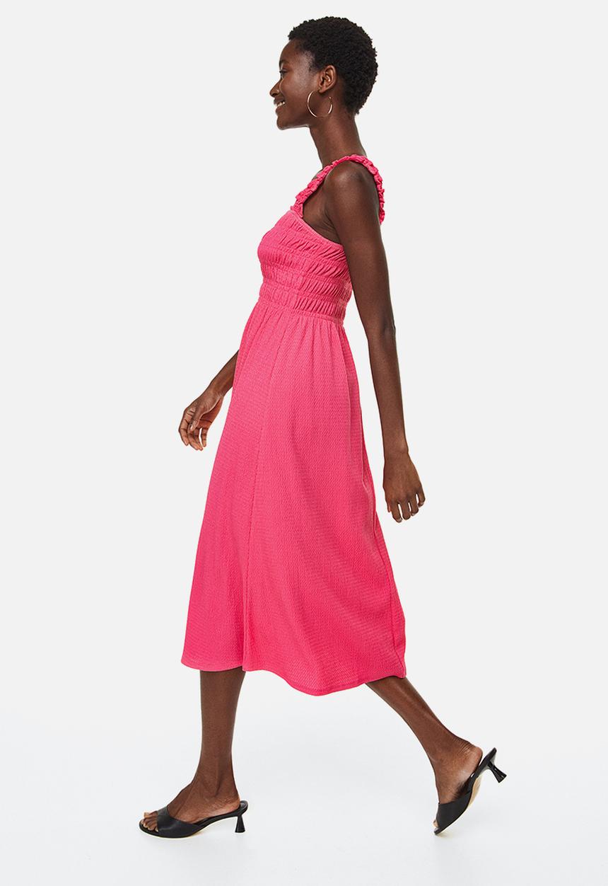 H&M - Smocked dress - pink