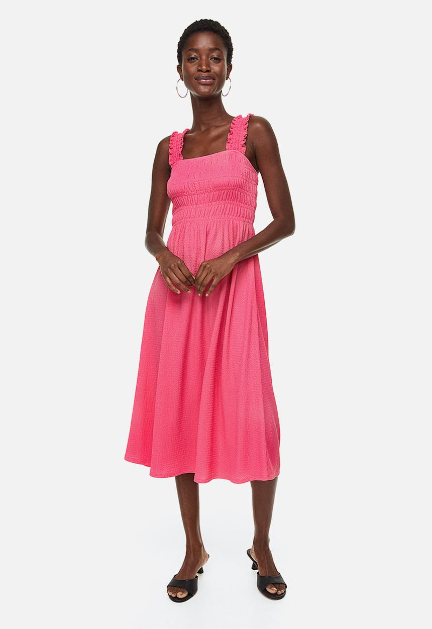 H&M - Smocked dress - pink