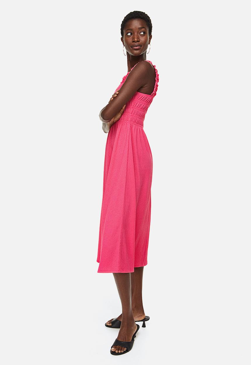 H&M - Smocked dress - pink