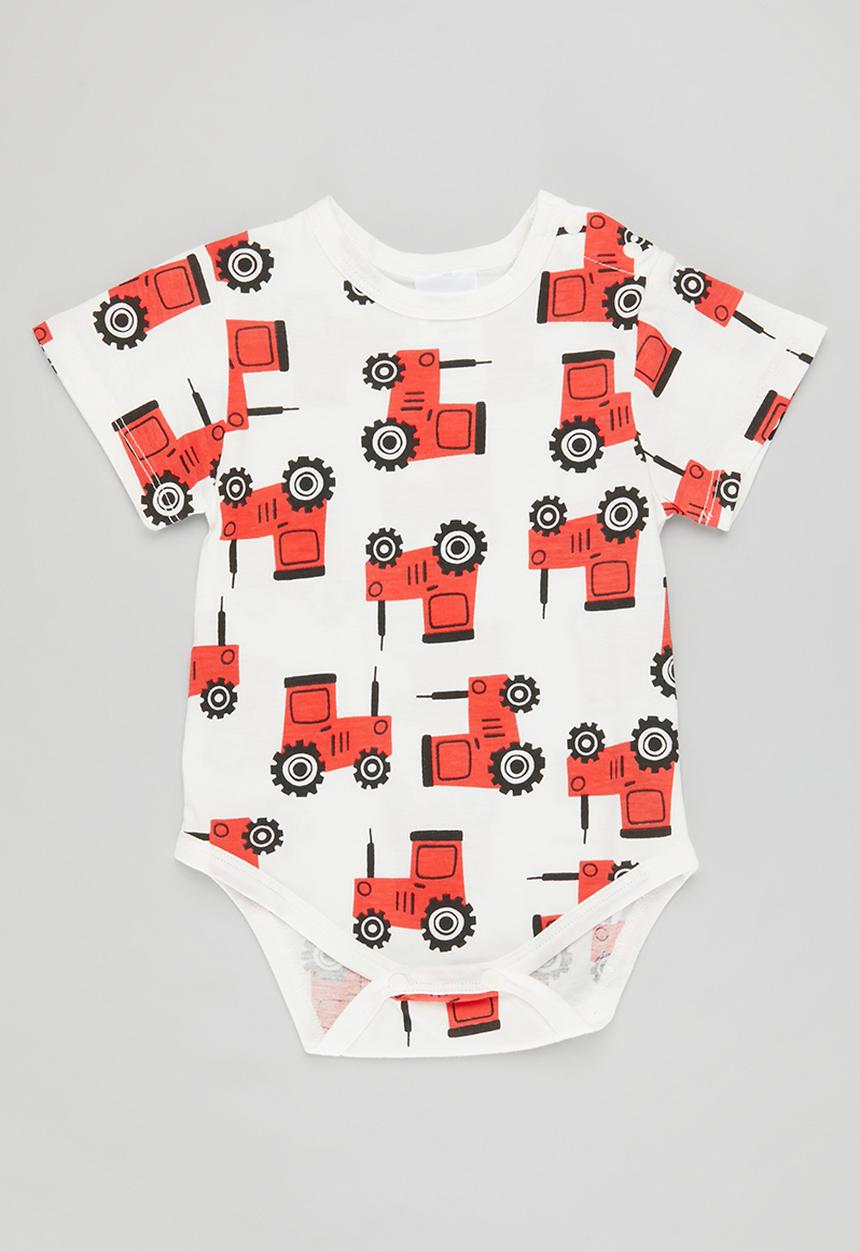 Pop Candy - Printed bodyvest - white