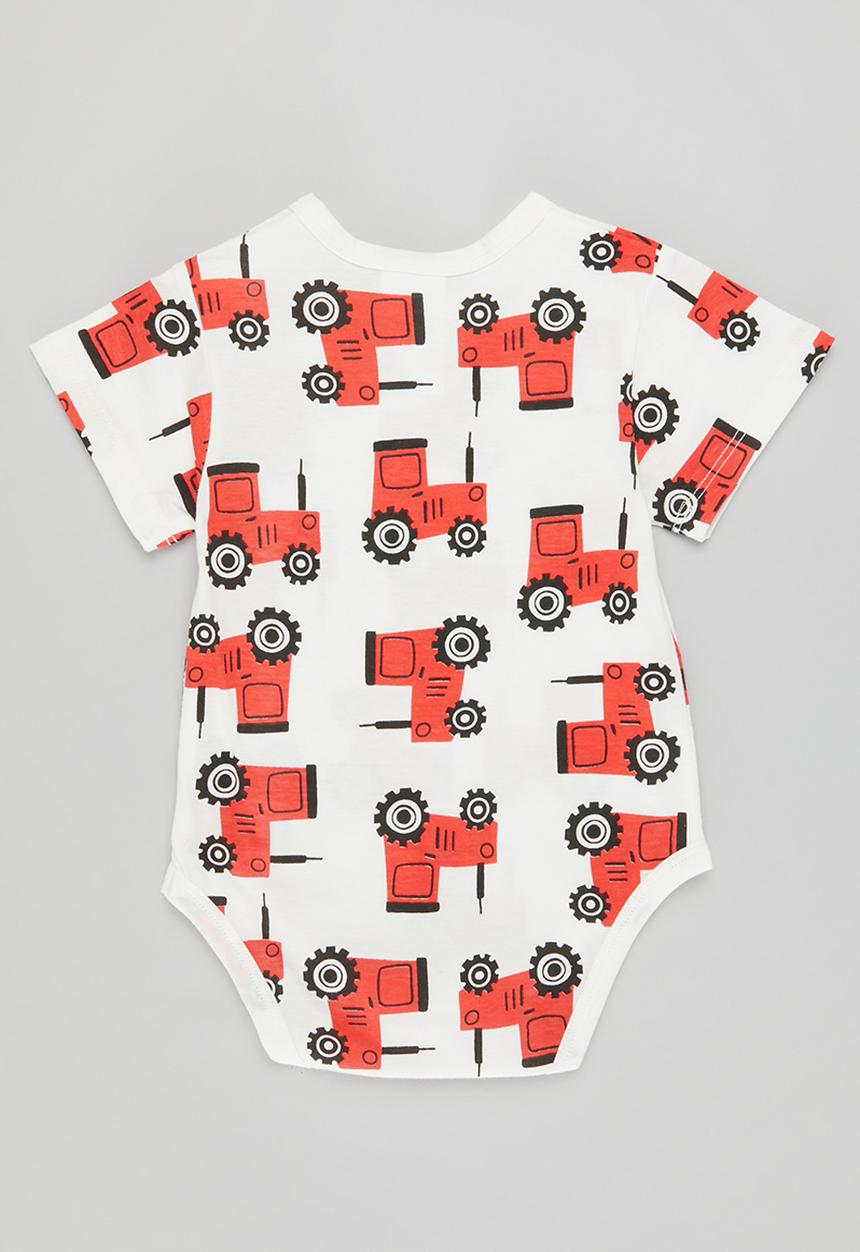 Pop Candy - Printed bodyvest - white