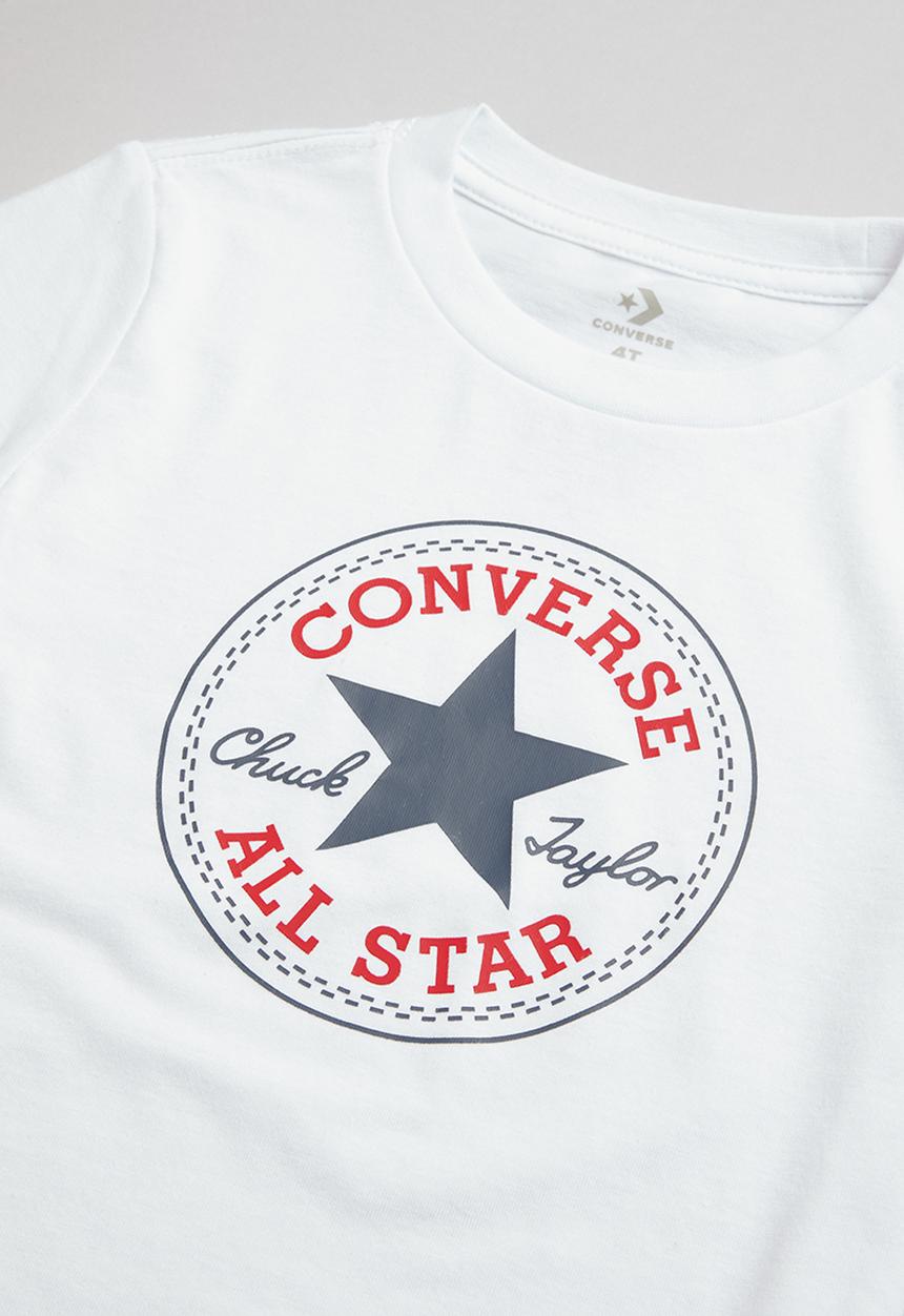 Converse - Core short sleeve tee & ft short set - converse navy