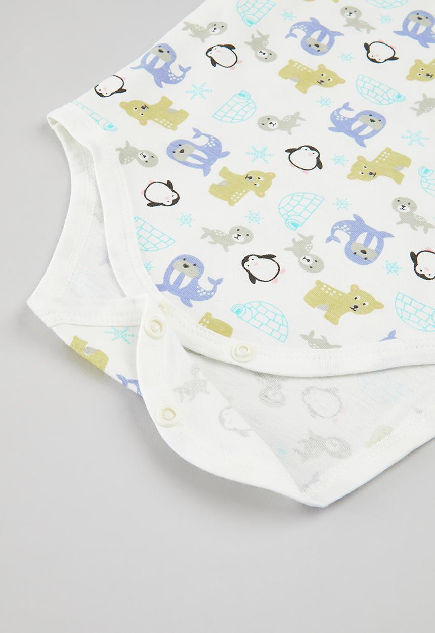 Pop Candy - Printed bodyvest - white