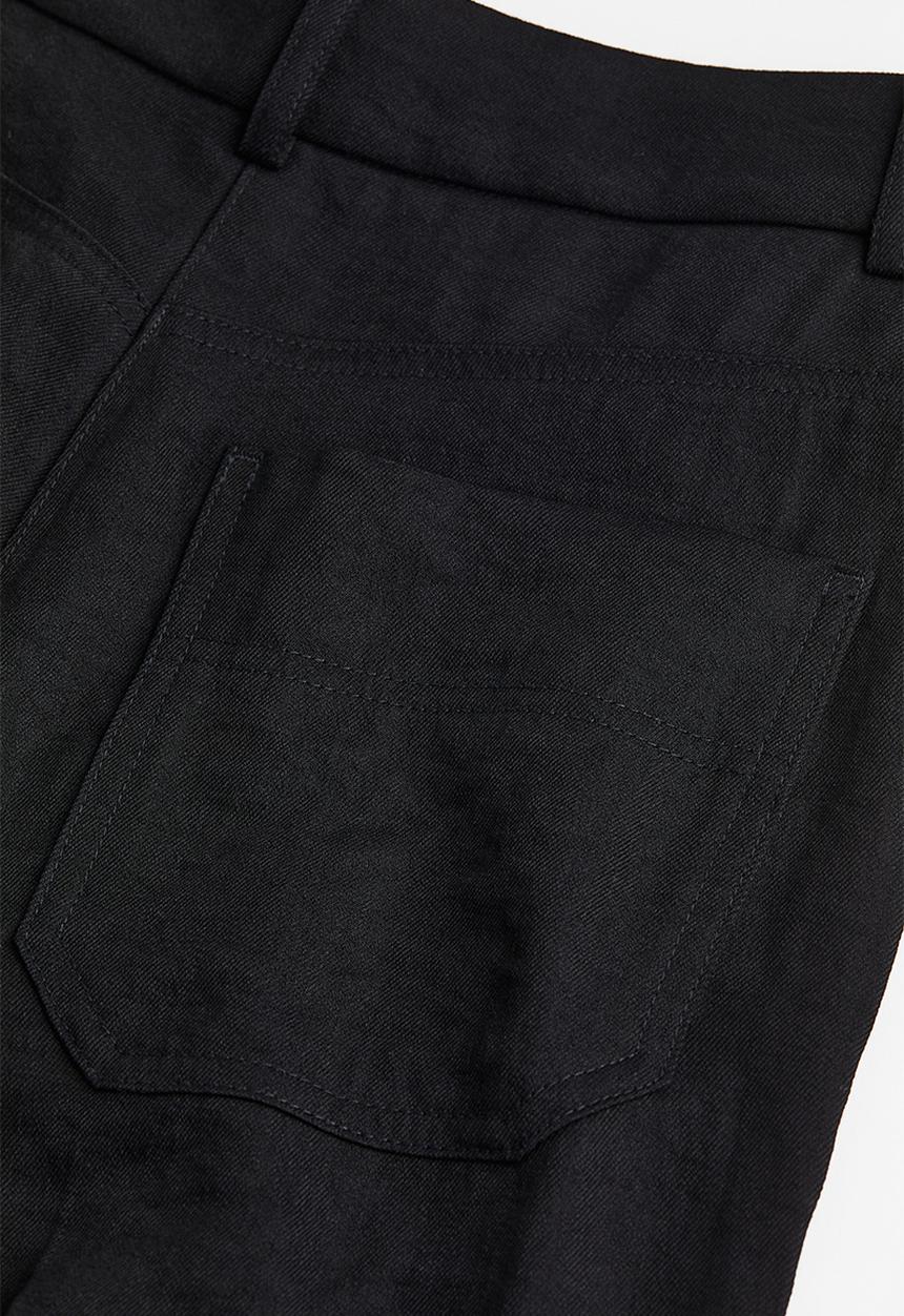 H&M - Straight trousers - black