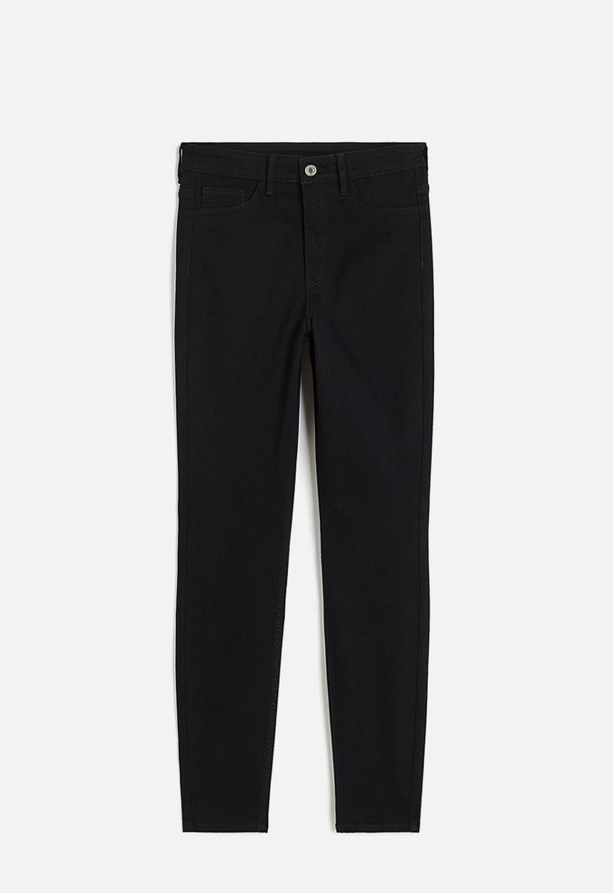 H&M - Ultra high ankle jeggings - black