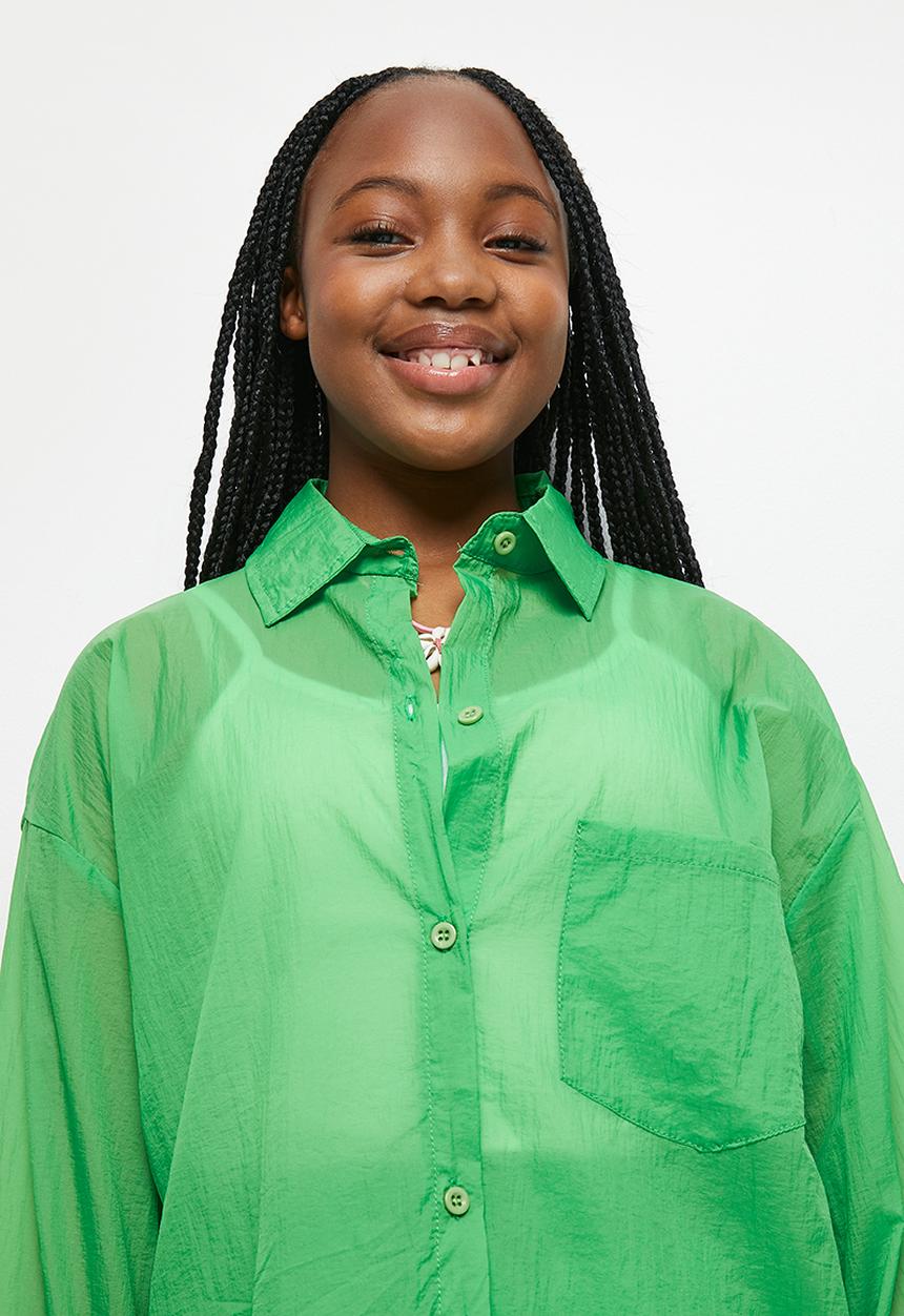 Pop Candy - Girls short and shirt set - green