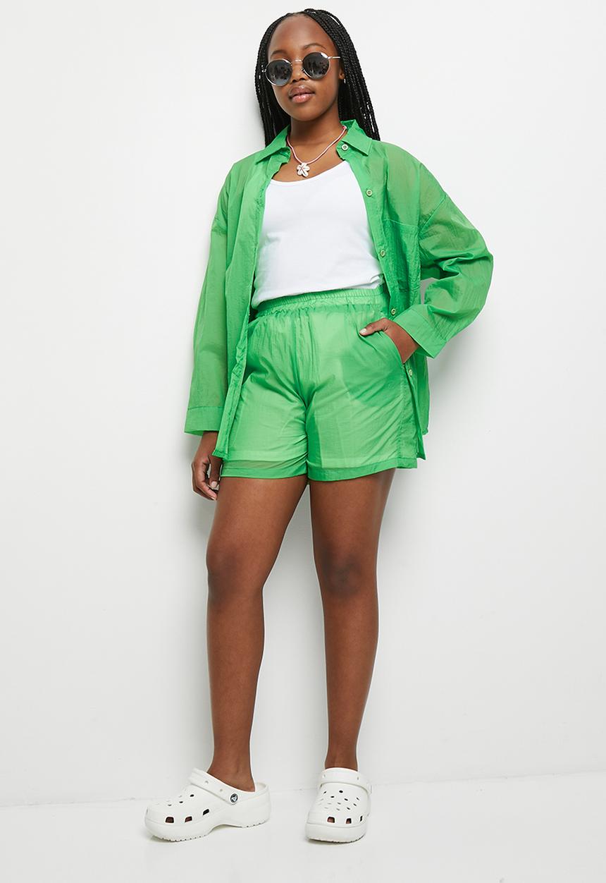 Pop Candy - Girls short and shirt set - green