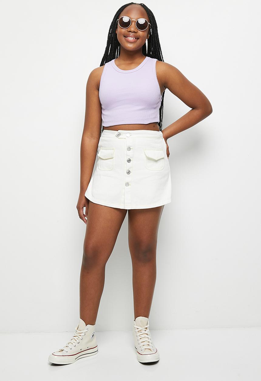 Pop Candy - Girls skort - white