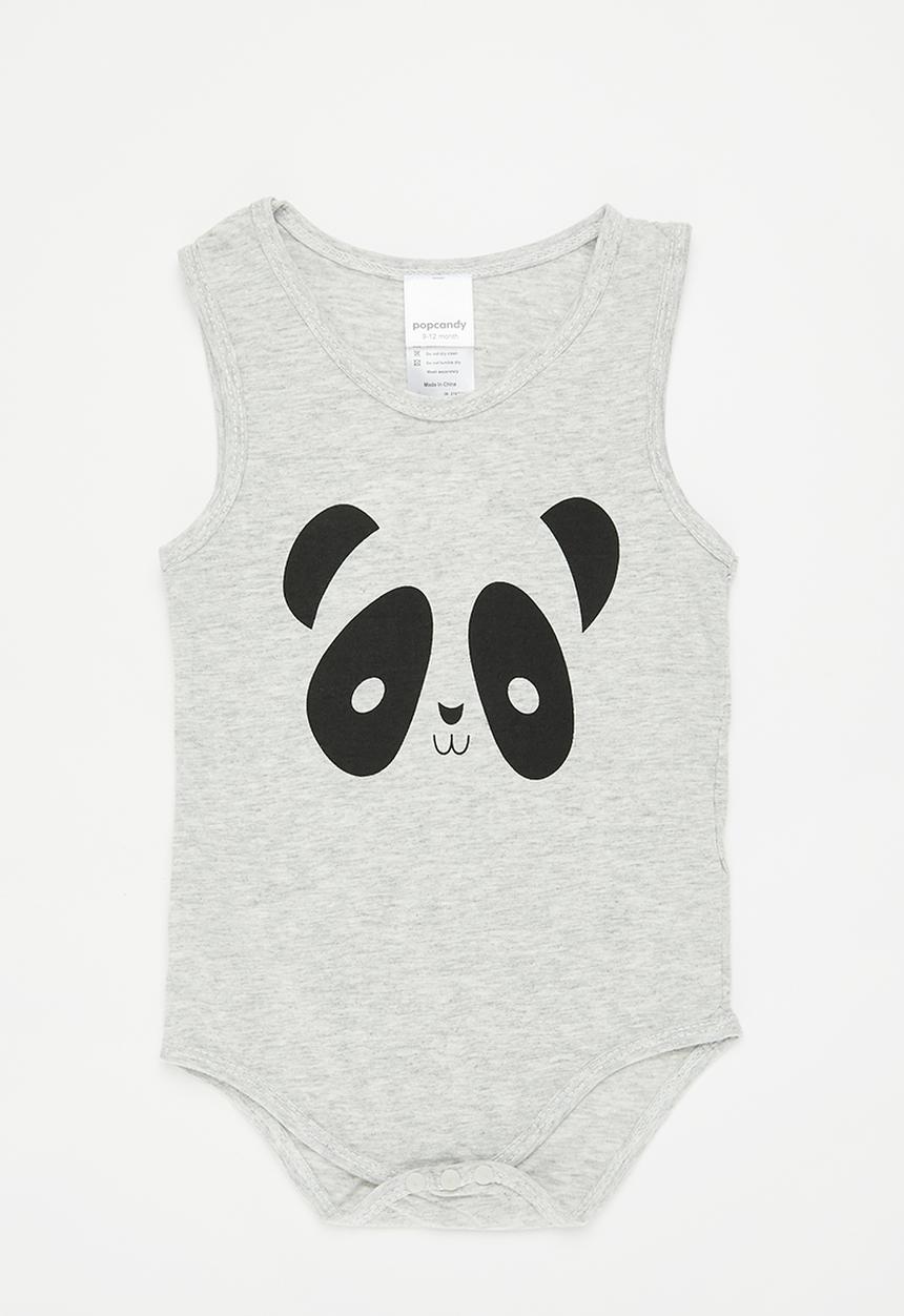 Pop Candy - sleeveless bodyvest - grey
