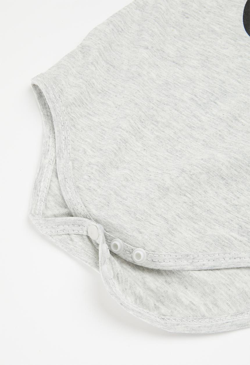 Pop Candy - sleeveless bodyvest - grey