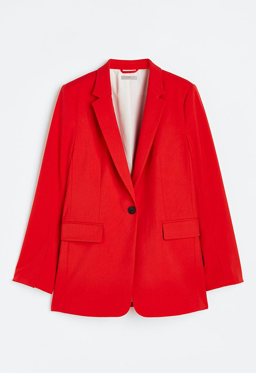 H&M - Single-breasted jacket - red