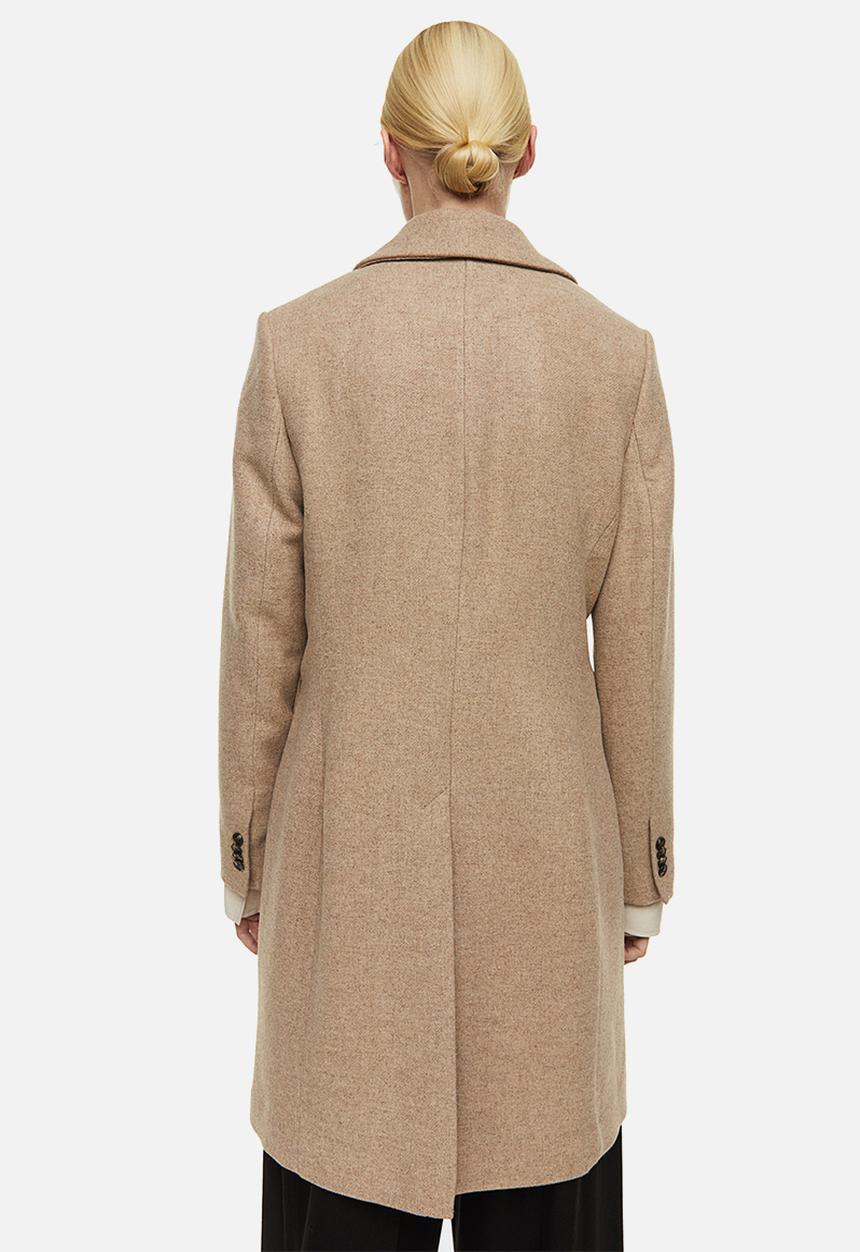 H&M - Single-breasted coat - beige marl 