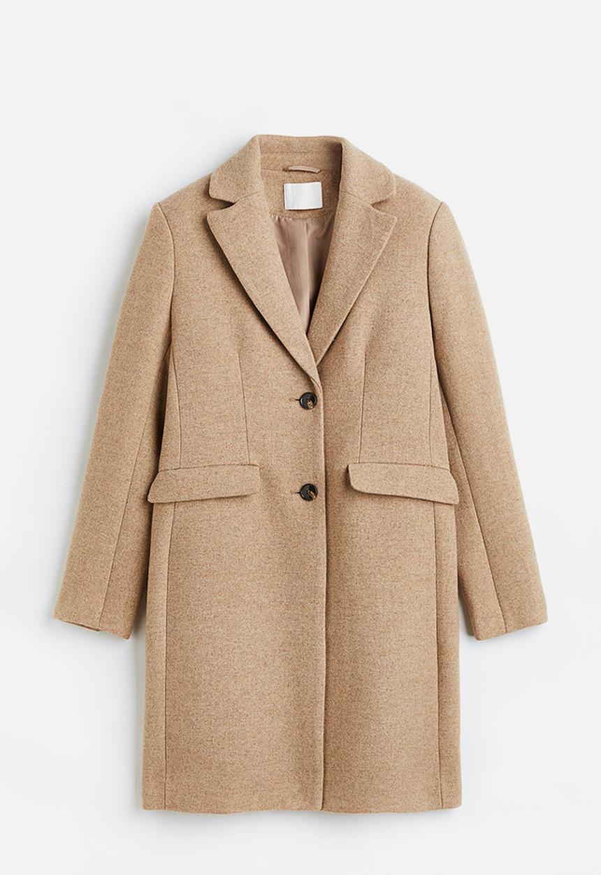 H&M - Single-breasted coat - beige marl 