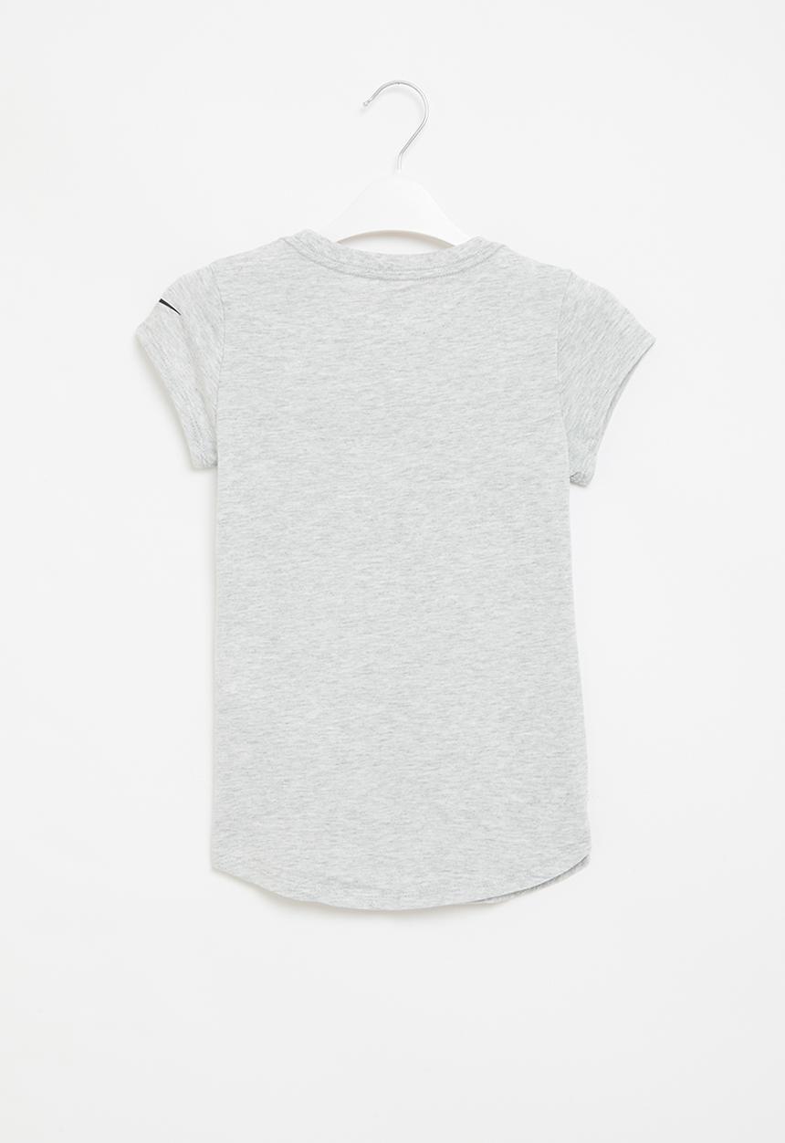 Nike - Nkg floral futura tee - light smoke gray heather