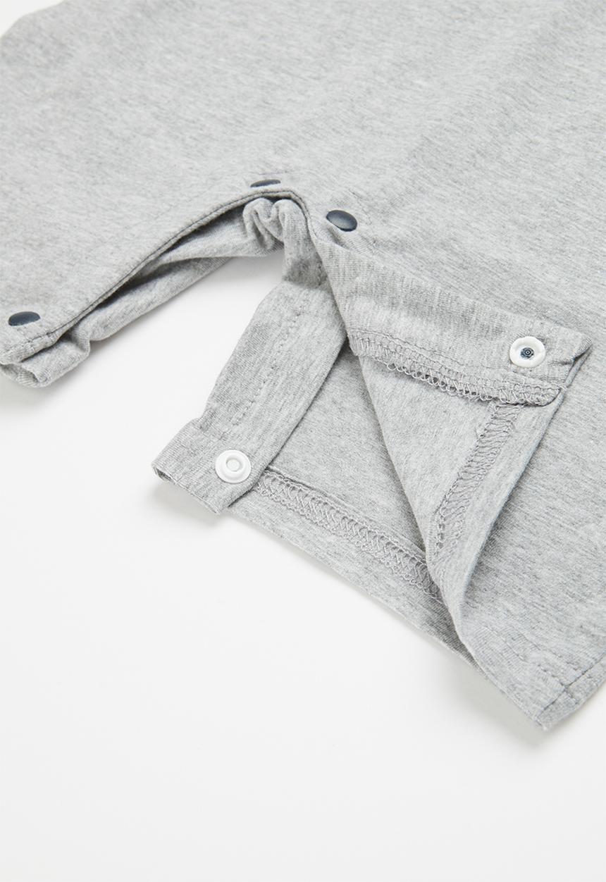 Pop Candy - Collared romper - grey