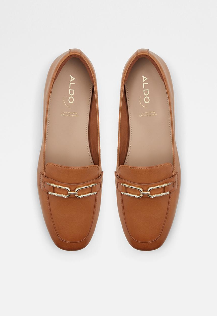 ALDO - Cadoder leather loafer - dark beige