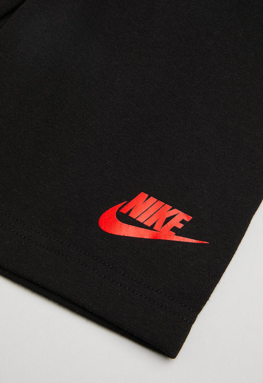 Nike - Nkb b nsw be real aop short se - black & white