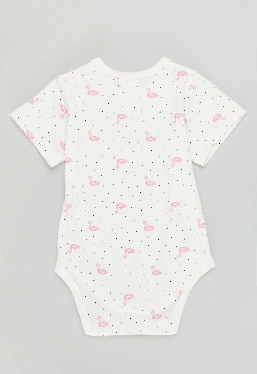 Pop Candy - Printed bodyvests -white and pink