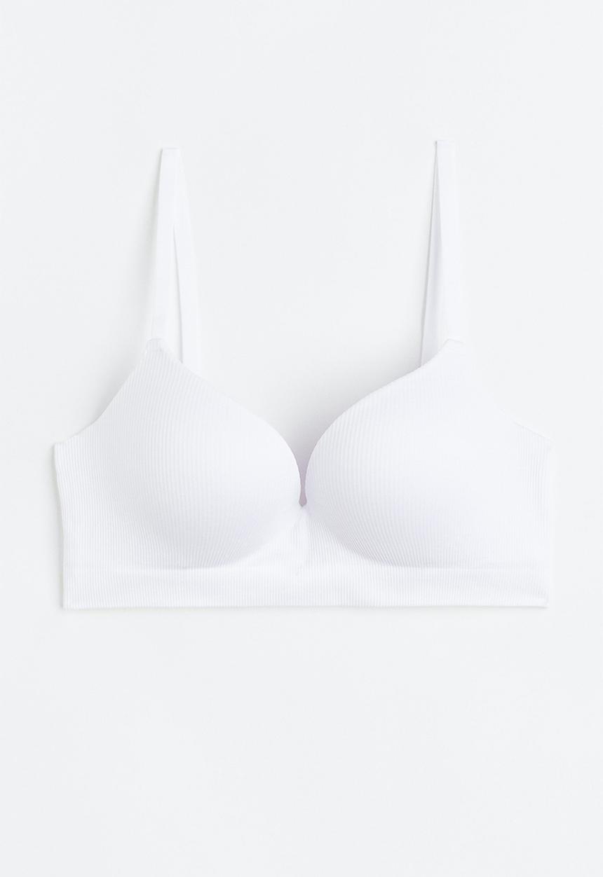 H&M - Seamless super push-up bra - white