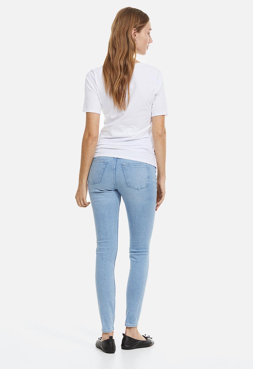 H&M - Mama super skinny jeans - light denim blue