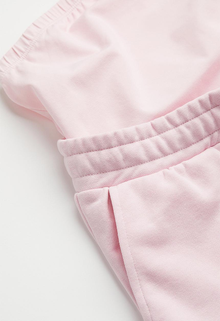 H&M - Mama sweatshirt shorts - light pink